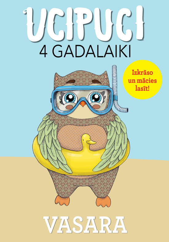 Krāsojamā grāmata "Ucipuci vasara"