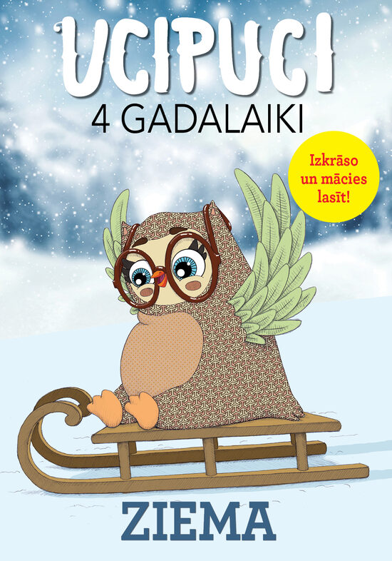 Krāsojamā grāmata "Ucipuci ziema"