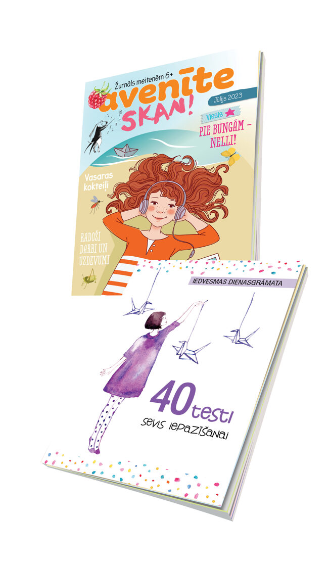 JAUNUMS! Grāmata meitenēm "40 testi sevis iepazīšanai"